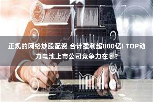 正规的网络炒股配资 合计盈利超800亿! TOP动力电池上市公司竞争力在哪?