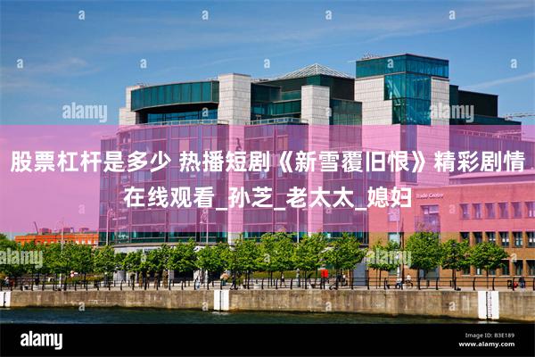 股票杠杆是多少 热播短剧《新雪覆旧恨》精彩剧情在线观看_孙芝_老太太_媳妇