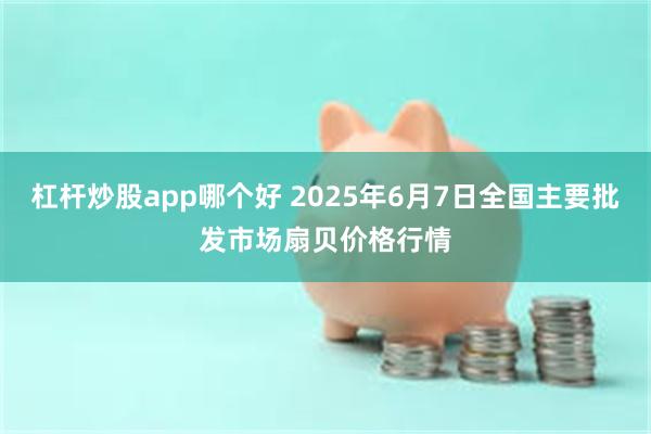 杠杆炒股app哪个好 2025年6月7日全国主要批发市场扇贝价格行情
