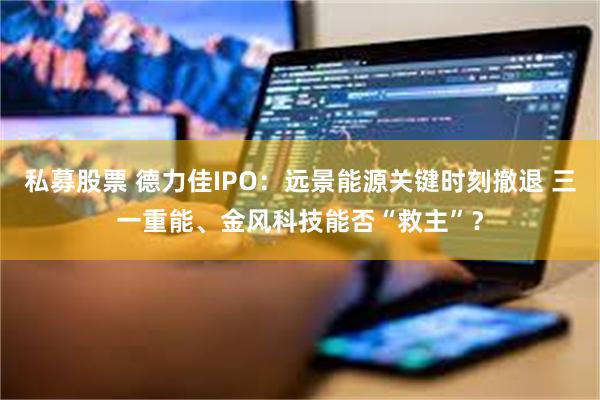 私募股票 德力佳IPO：远景能源关键时刻撤退 三一重能、金风科技能否“救主”？