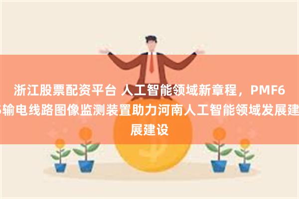 浙江股票配资平台 人工智能领域新章程，PMF685输电线路图像监测装置助力河南人工智能领域发展建设