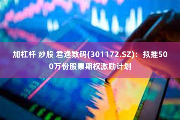 加杠杆 炒股 君逸数码(301172.SZ)：拟推500万份股票期权激励计划