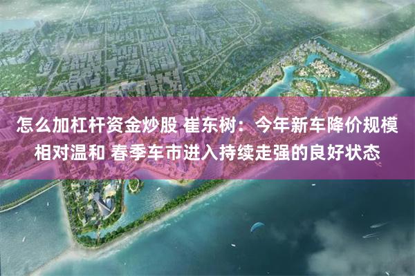 怎么加杠杆资金炒股 崔东树：今年新车降价规模相对温和 春季车市进入持续走强的良好状态