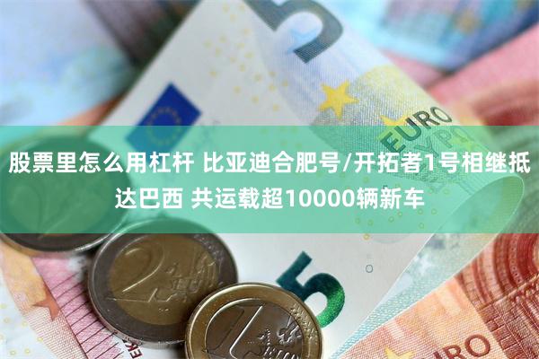 股票里怎么用杠杆 比亚迪合肥号/开拓者1号相继抵达巴西 共运载超10000辆新车
