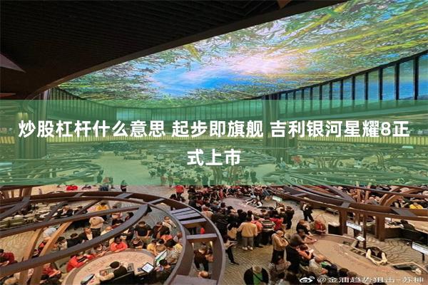 炒股杠杆什么意思 起步即旗舰 吉利银河星耀8正式上市