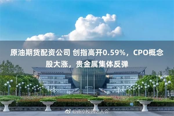 原油期货配资公司 创指高开0.59%，CPO概念股大涨，贵金属集体反弹