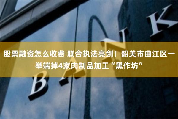 股票融资怎么收费 联合执法亮剑！韶关市曲江区一举端掉4家肉制品加工“黑作坊”