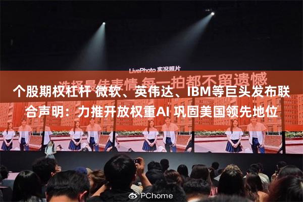 个股期权杠杆 微软、英伟达、IBM等巨头发布联合声明：力推开放权重AI 巩固美国领先地位