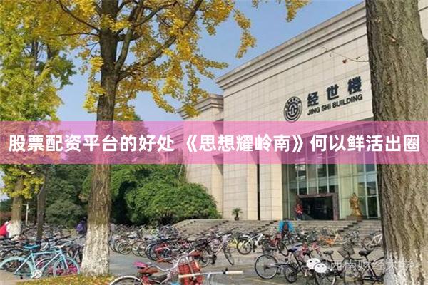股票配资平台的好处 《思想耀岭南》何以鲜活出圈