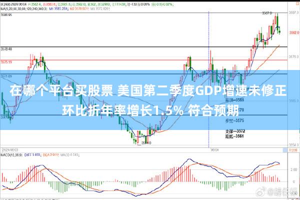 在哪个平台买股票 美国第二季度GDP增速未修正 环比折年率增长1.5% 符合预期