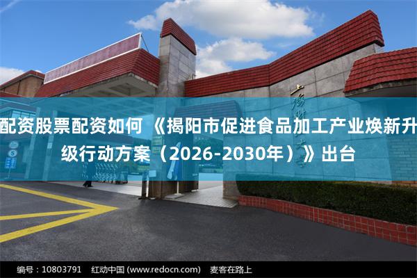 配资股票配资如何 《揭阳市促进食品加工产业焕新升级行动方案（2026-2030年）》出台